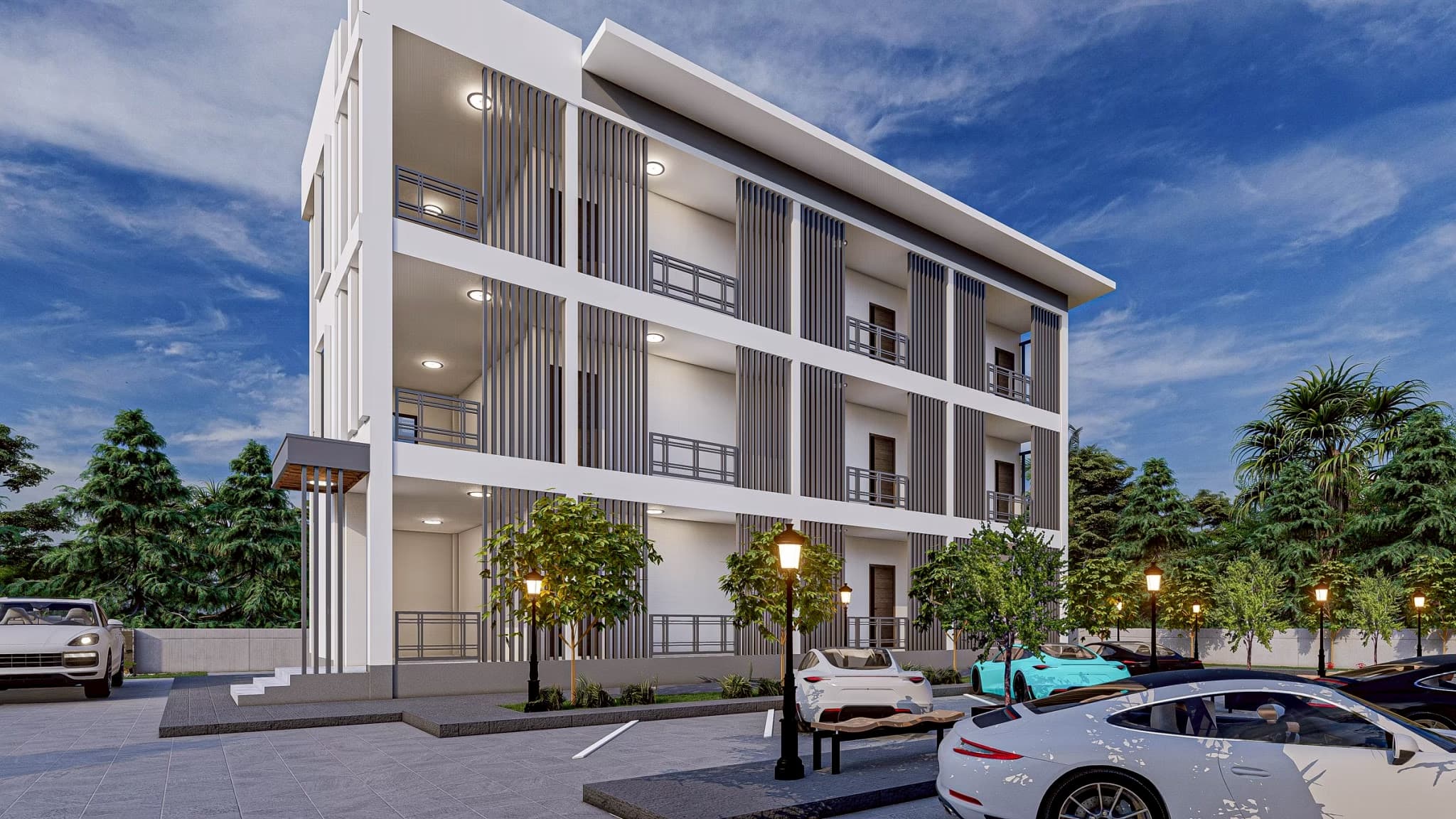 Majestic Apartment (อพาร์ตเม้น) · Apartment 500 sqm - Kitti Construction
