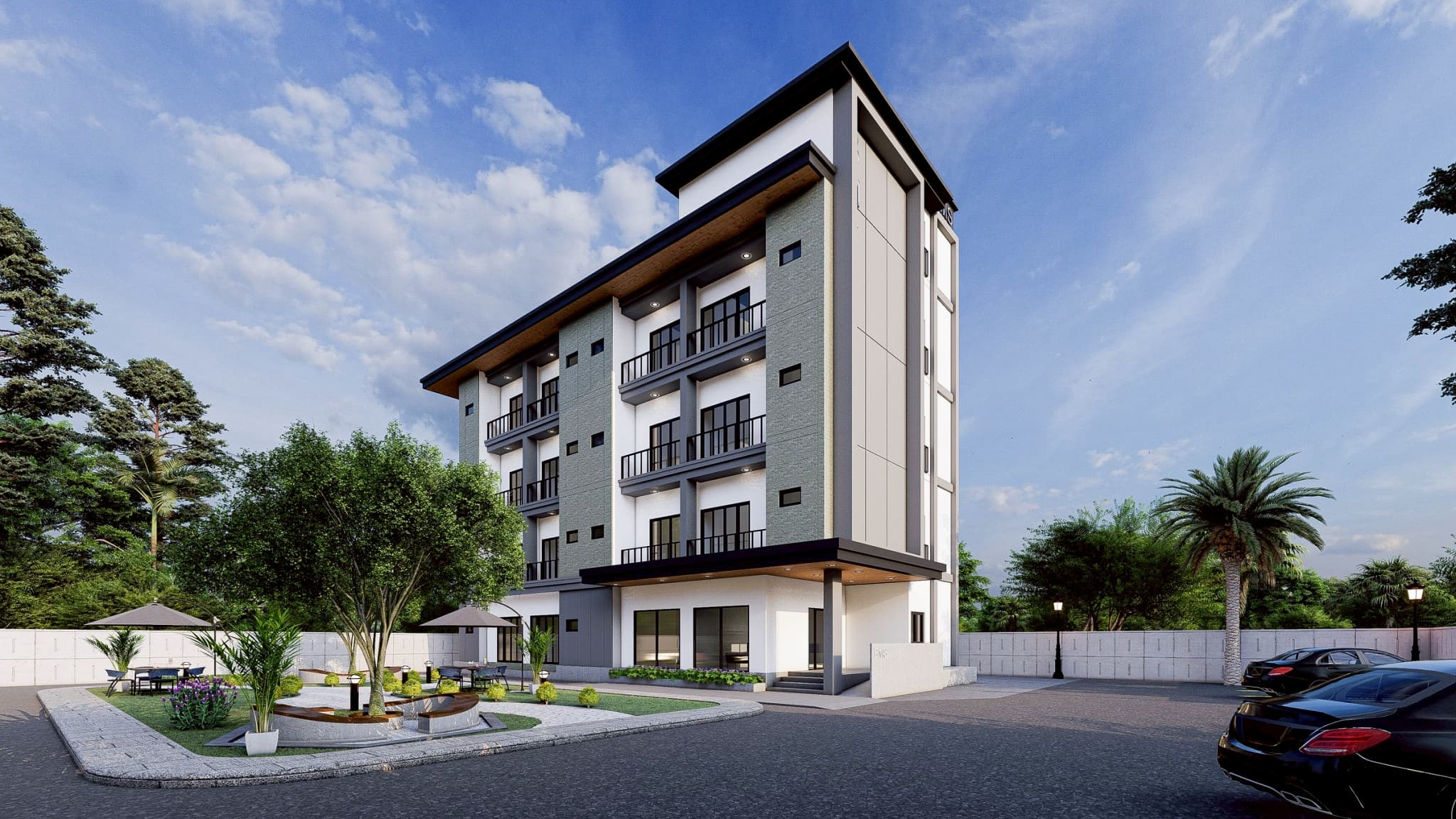 บริการก่อสร้าง Majestic Apartment (อพาร์ตเม้น) โดย Kitti Construction