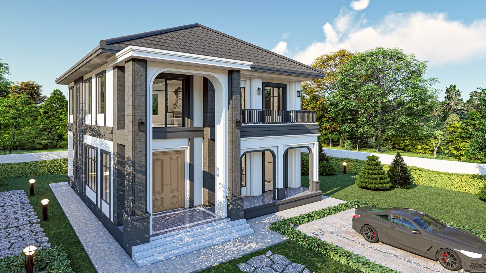 Prestige Estate L (บ้านขนาดใหญ่) · 4 ห้องนอน 5 ห้องน้ำ - Kitti Construction